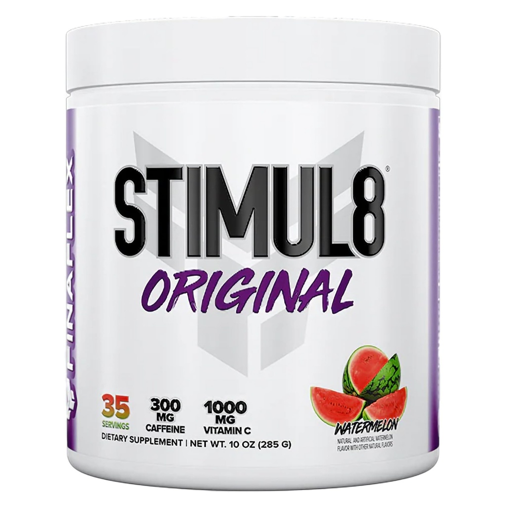 FINAFLEX STIMUL8 最初的预选赛,西瓜——男女的能量,力量和耐力——与咖啡因,Beta-Alanine和维生素C——35种服务