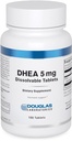 道格拉斯实验室 DHEA 5 mg 溶解片 - 支持荷尔蒙平衡,豁免,脑,骨健康与代谢* - 非GMO - 100片