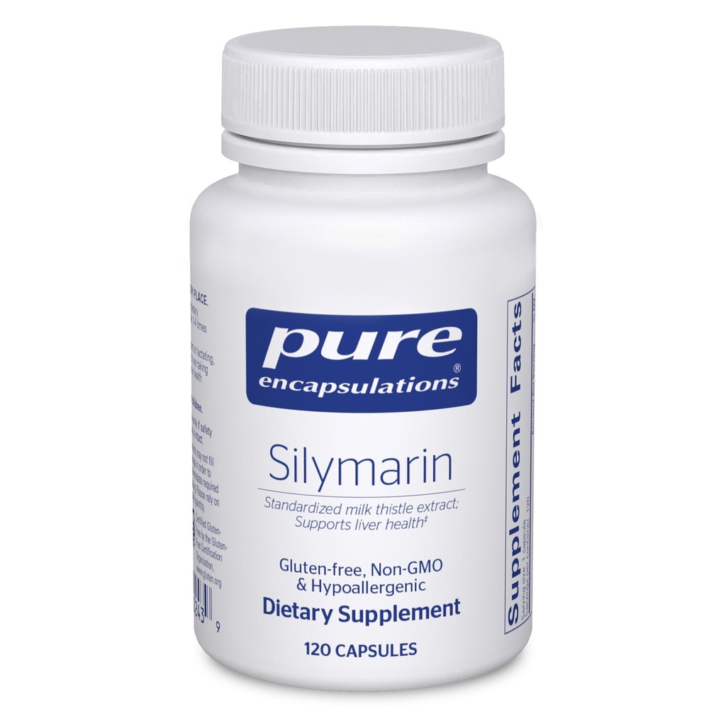 纯封装Silymarin - 250 mg Milk 硝酸盐 per Capsule - 肝脏健康支持 - 抗氧化剂补充 - 非GMO & Vegan - 120 capsules