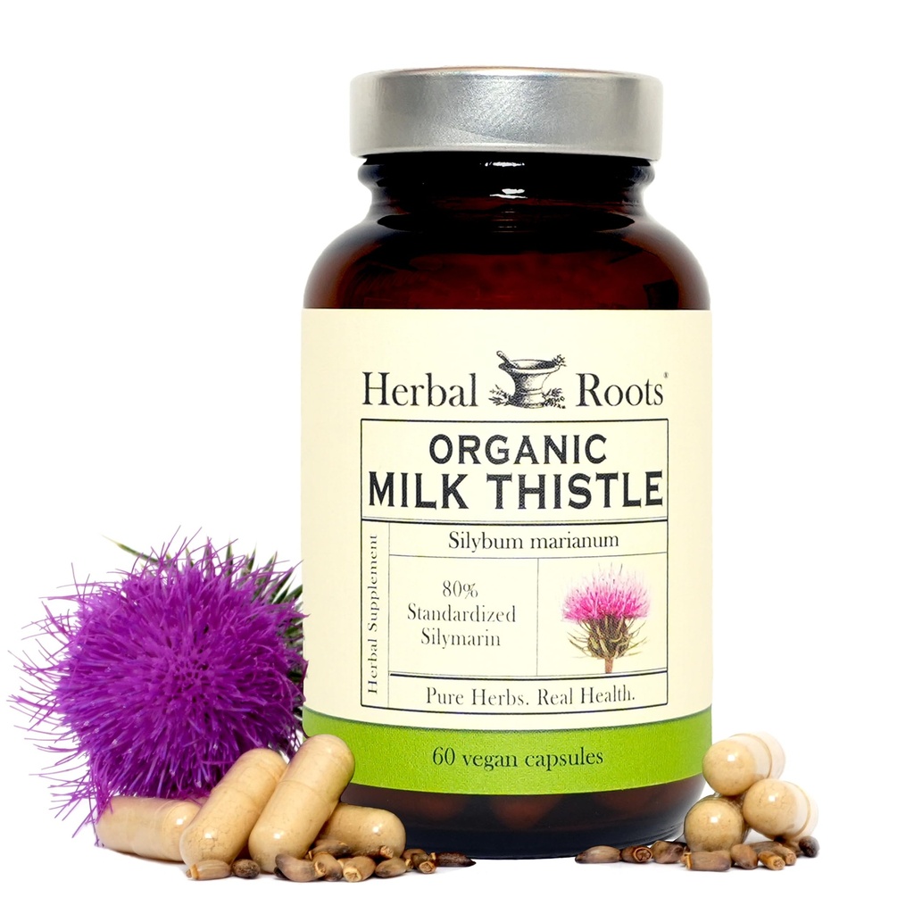 (原始内容存档于2017-09-26). Herbal roots Milk Thetle Capsules + Extra Starge 80% Silymarin Herbal Supplement + 纯有机牛奶 硝酸奶 → Vegan和 GMO Free