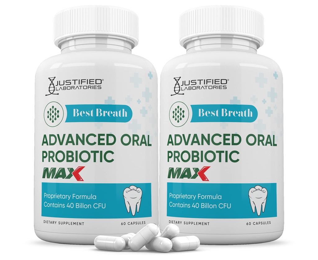 合理实验室(2包) 最佳呼吸 最大40亿 CPU Probiotic 口头支持 120 Capsules