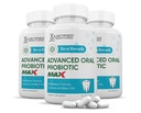 合理实验室(3包) 最佳呼吸 最大40亿 CPU Probiotic 口头支持 180 Capsules
