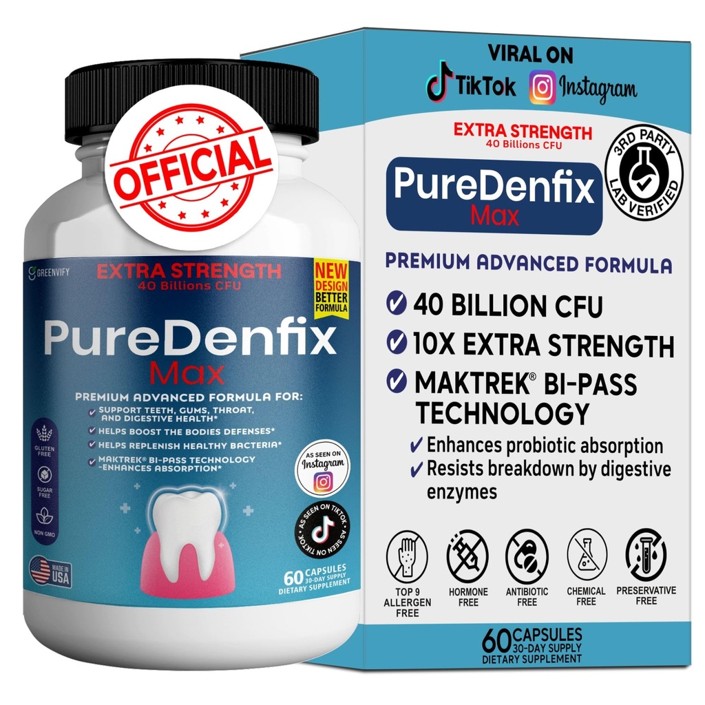 - 超强Probiotic 补充药物,40亿 CMU – 支持牙齿、口香糖、耳、鼻、喉和消化性健康 – 60 Capsules(1)
