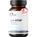 健康L 5-MTHF的设计 - Quatrefolic L Methylfolate Supplement 1mg(1700mcg DFE) - 女性和男性的甲基Folate Supplements - 支持甲基化 - 非GMO, Gluten Free(120卡普勒斯)