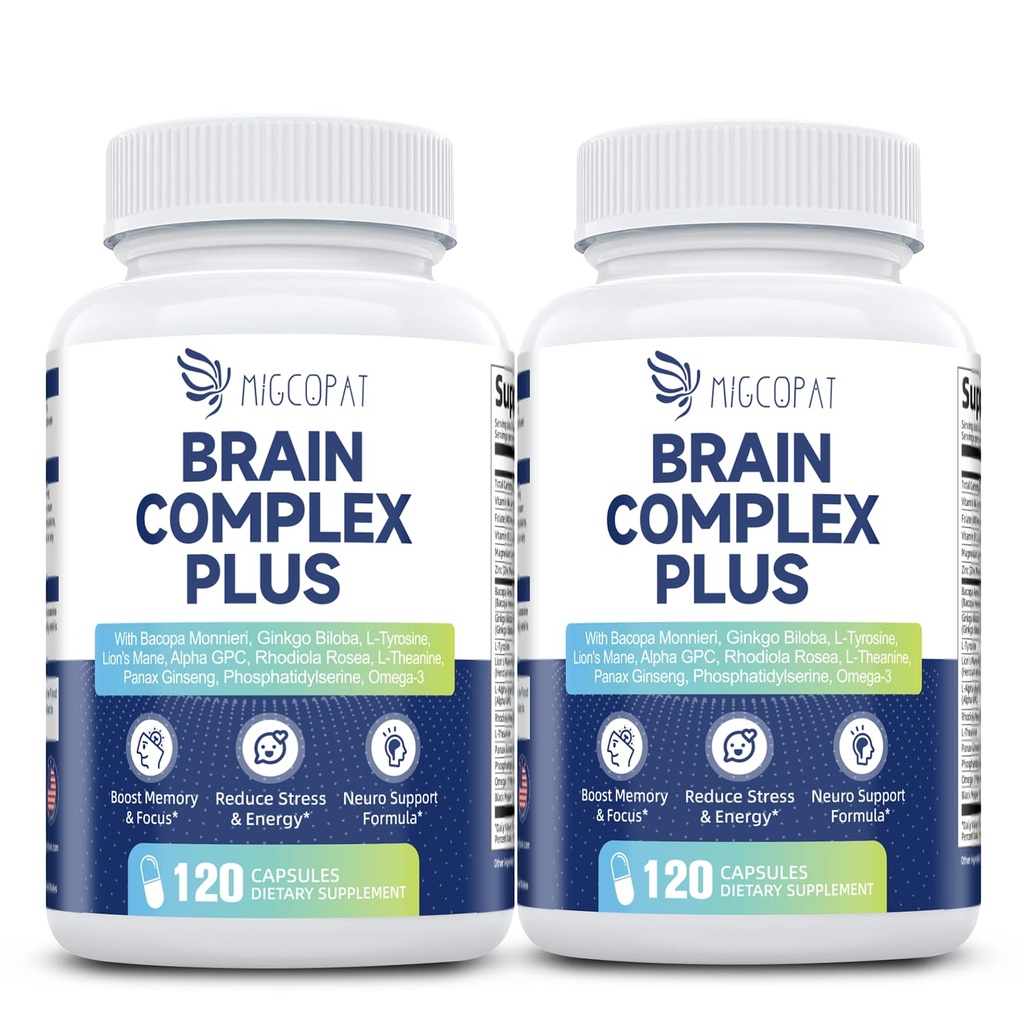 2-Pack Brain Supplements for memory & Focus QQ Notropic with Bacopa, Lion's Mane, Alpha GPC QQ 精神清晰度和认知度支持QQ 维生素 B6 & B12 – 240 Caps (120/Bottle) 互联网档案馆的存檔,存档日期2014-03-02.