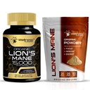 WELLNESS LABSRX Lions Mane Supplement Capsules - Lions Mane Powder 2000mg | Bundle
