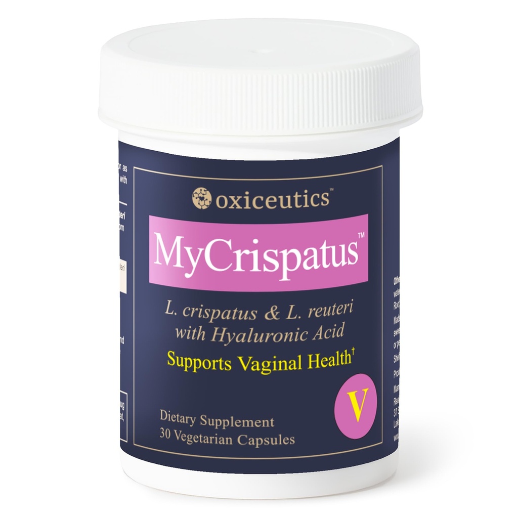 MyCristapatusTM Probiotic — High CFU L. Freshatus + L. reuteri LRDRTM + Hyaluronic Acid — 威廉·戴维斯博士 — — 双重用途:口服和发酵乳制品 — 30 Veg Capsules