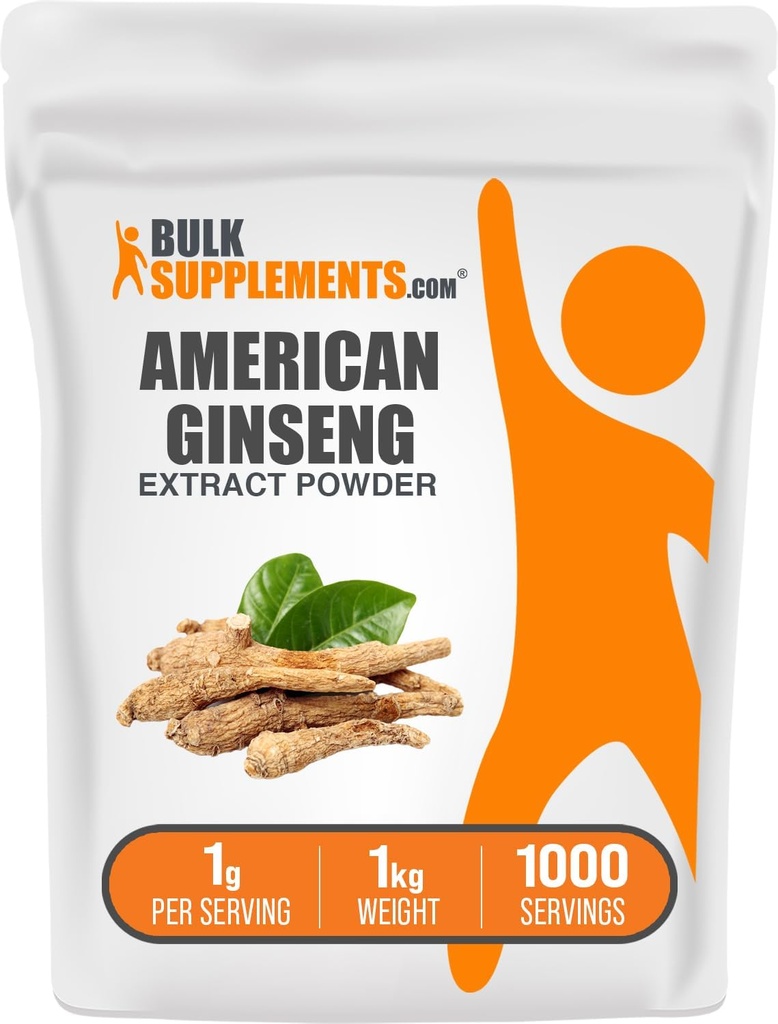 Bulk Assupports.com 美国金森抽水粉 - 金森补充剂 草药补充剂 - Gluten Free, 1 g per service, 5kg (11磅) (Pack of 5)