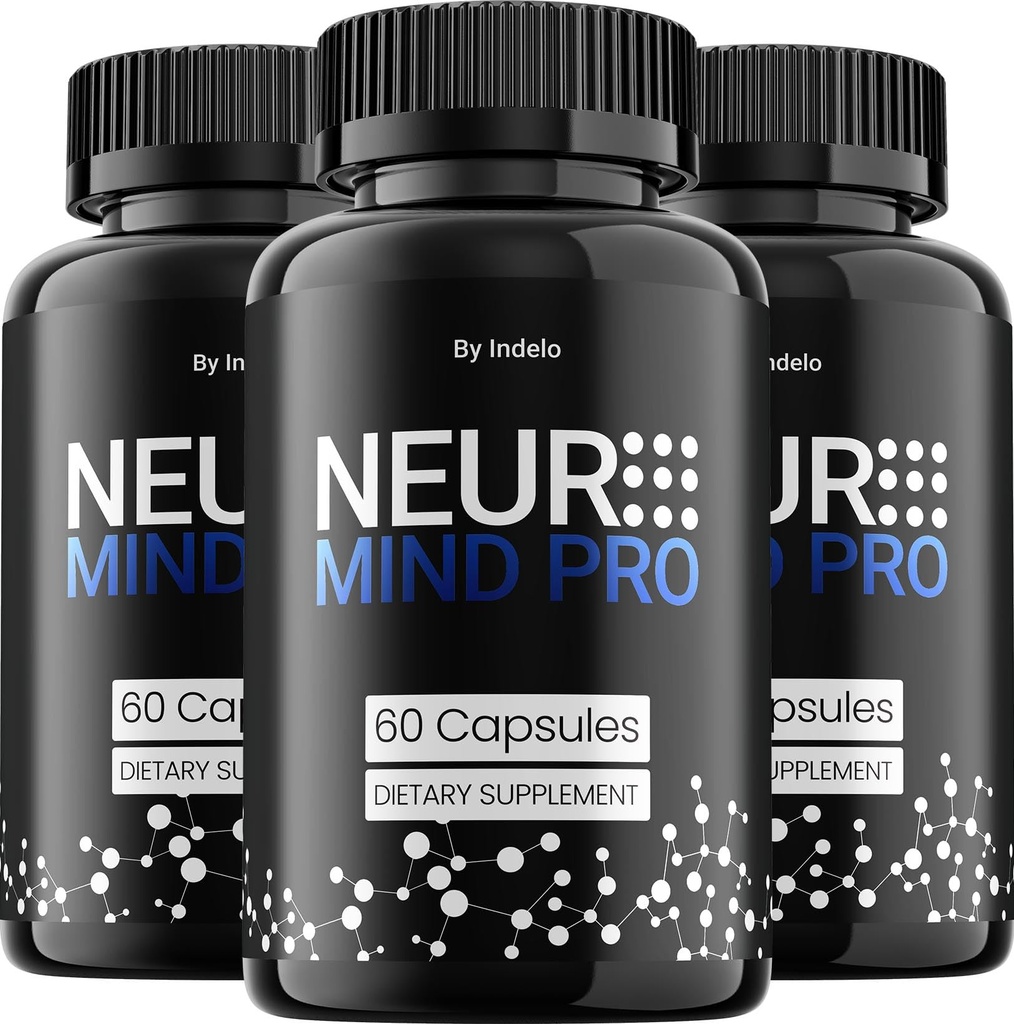 (3 Pack) Neuro Mind Pro – Advanced Supplement Formula for Brain Memory Health Support (180 Capsules)