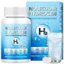 Hydrogen Water Tablets with Magnesium - 12 PPM H2 Molecular Hydrogen Tablets for Drinking Water, Fast-Dissolving, Antioxidant Support for Cellular Vitality, Energy Recovery, Non-GMO, 120 Count