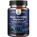 预构男性生育率补编 - 含CoQ10的精液体积促进器,Maca Root,Methy Folate & D-Aspartic酸 - 精液运动的男性生育率补编 - 对他的概念,90天