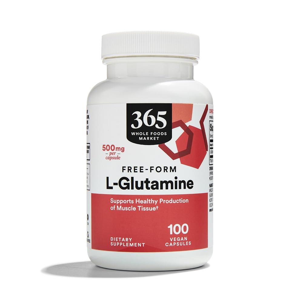 365 由全食品市场,L-Glutamine 500mg,100 cmt