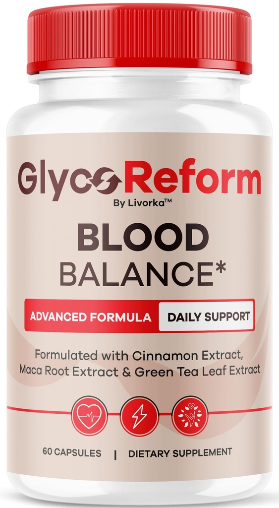 Glyco Reform - Official GlycoReform Advanced Blood Support Formula Capsules, All Natural Glyco Reform Support Health & Wellness Multivitamin Supplement Reviews, 60 Capsules for 1 Month