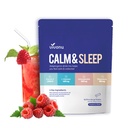 VivoNu Calm & Sleep Powdered Drink Mix Raspberry L Theanine Ksm-66 Ashwagandha Magnesium Glycinate Vitamin D 3 Supplements for Relaxation & Focus (VSC_M7)