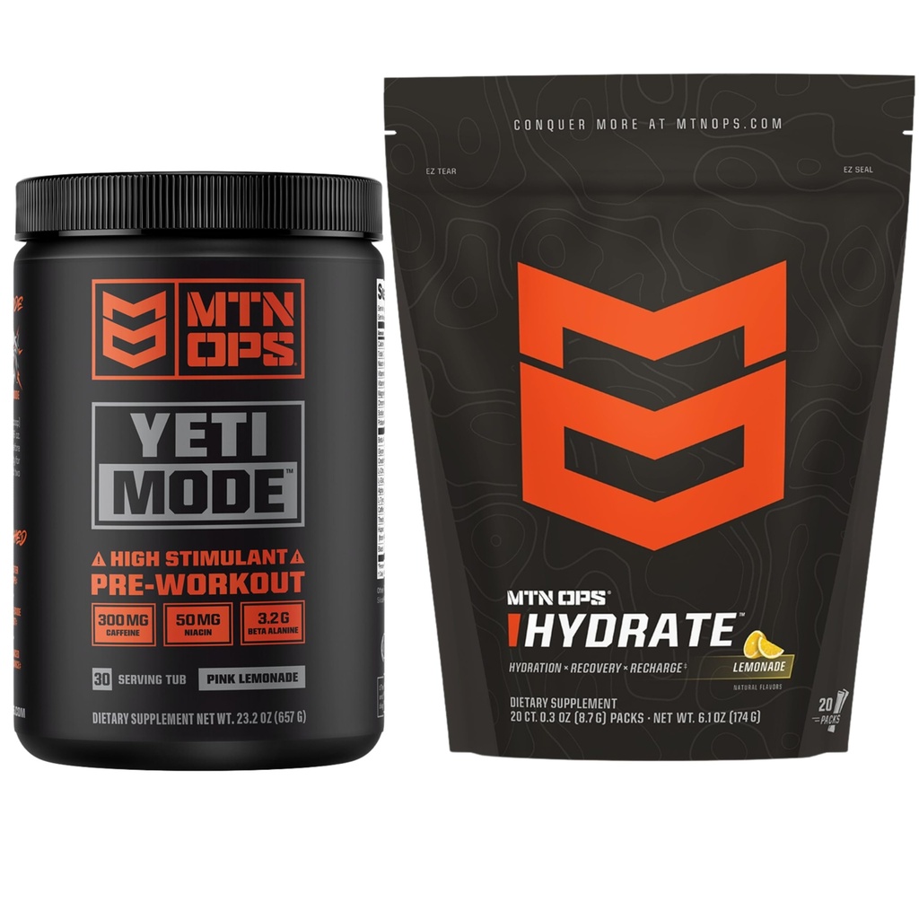 MTN OPS Yeti 模式粉红柠檬水+水合柠檬水包