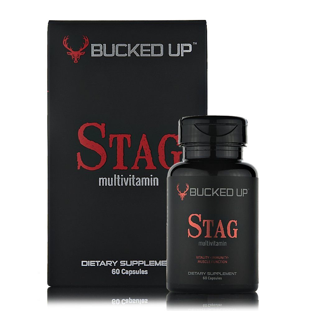 Stag Multivitamin - Men - Full Spectrum Vitamin Formula - Vitality, Immunity and Muscle Function (60 Capsules)