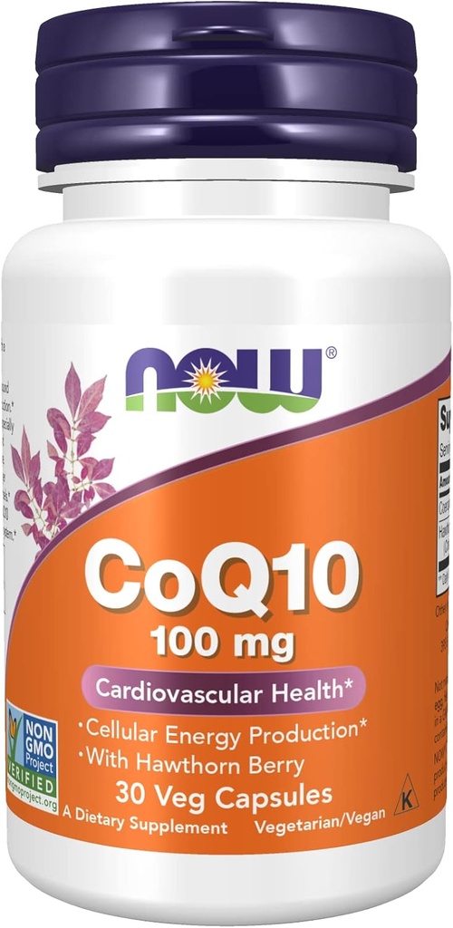 现在食品 CoQ10 100mg, 30帽(多包)