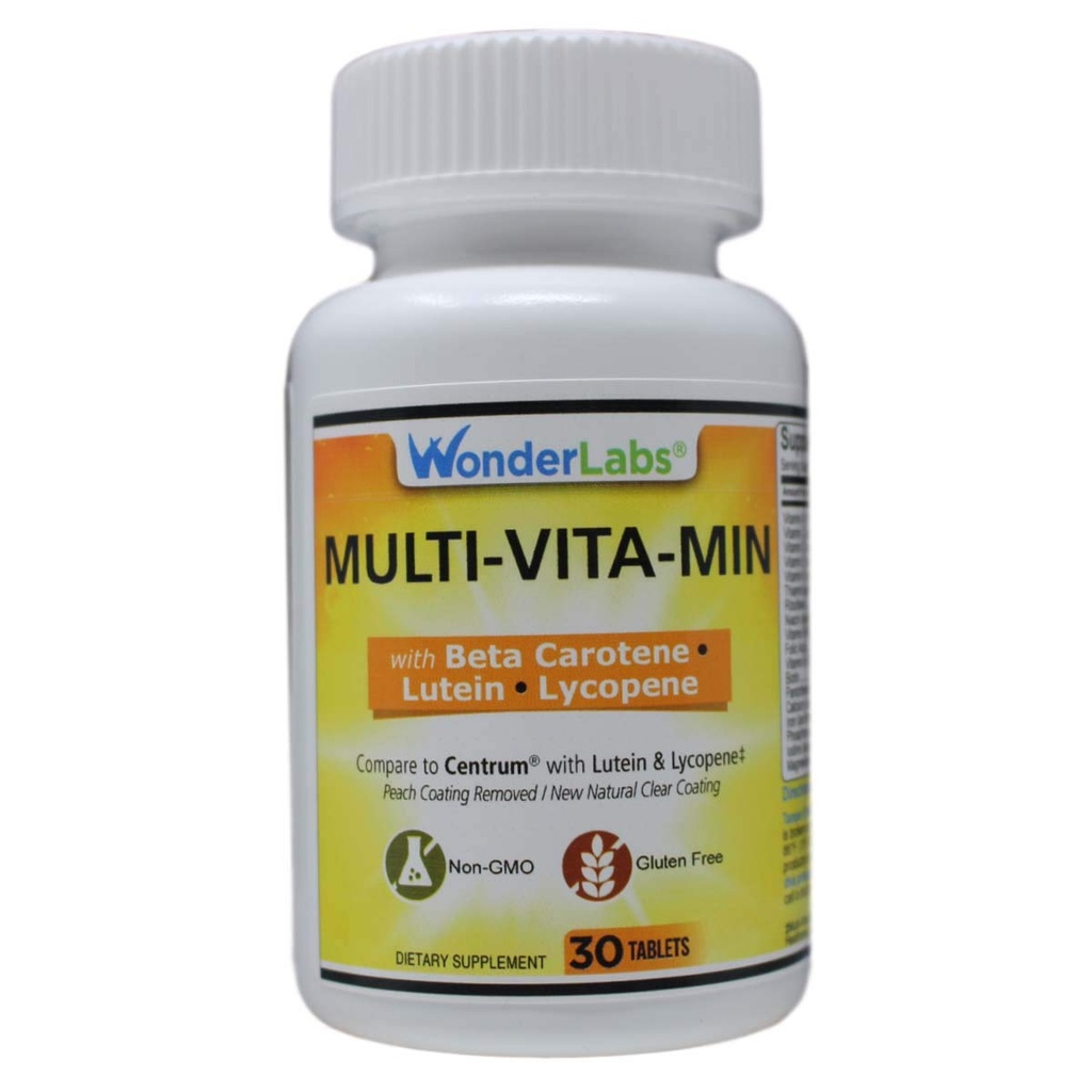 Multi-Vitamin Multi-Mineral Compare to Centrum® Multivitamin Multimineral with Beta Carotene 1 Month Supply