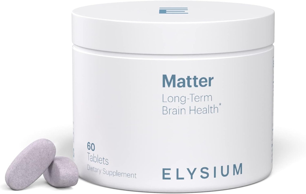ELYSIUM 物质 - 30 services - 记忆和焦点的大脑补充 Omega 3 补充 + DHA - 支持脑健康和记忆的维生素