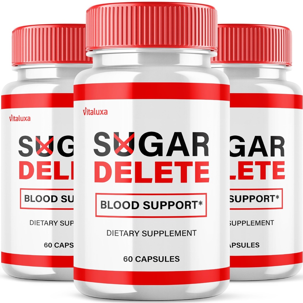 (3 Pack) Sugar Delete Capsules - SugarDelete Blood Support Pills Maximum Strength Japan Supplement Advanced Formula Premium All Natural Vitamin Blend Overall Health Wellness Reviews (180 Capsules)