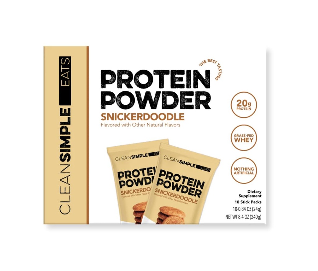 Clean Simple Eats Snickerdoodle Protein Caddy Single Serv Packets (10 ct)