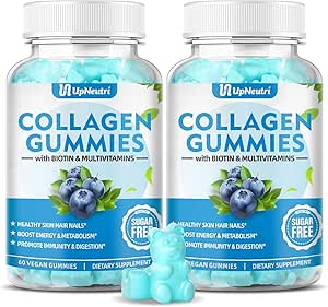 女性男性无糖蛋白蛋白,1500mg Collagen类型I,II,III,V,X,+5000mcg Biotin和多维生素用于健康毛发钉,Immune Digestion Bone支持