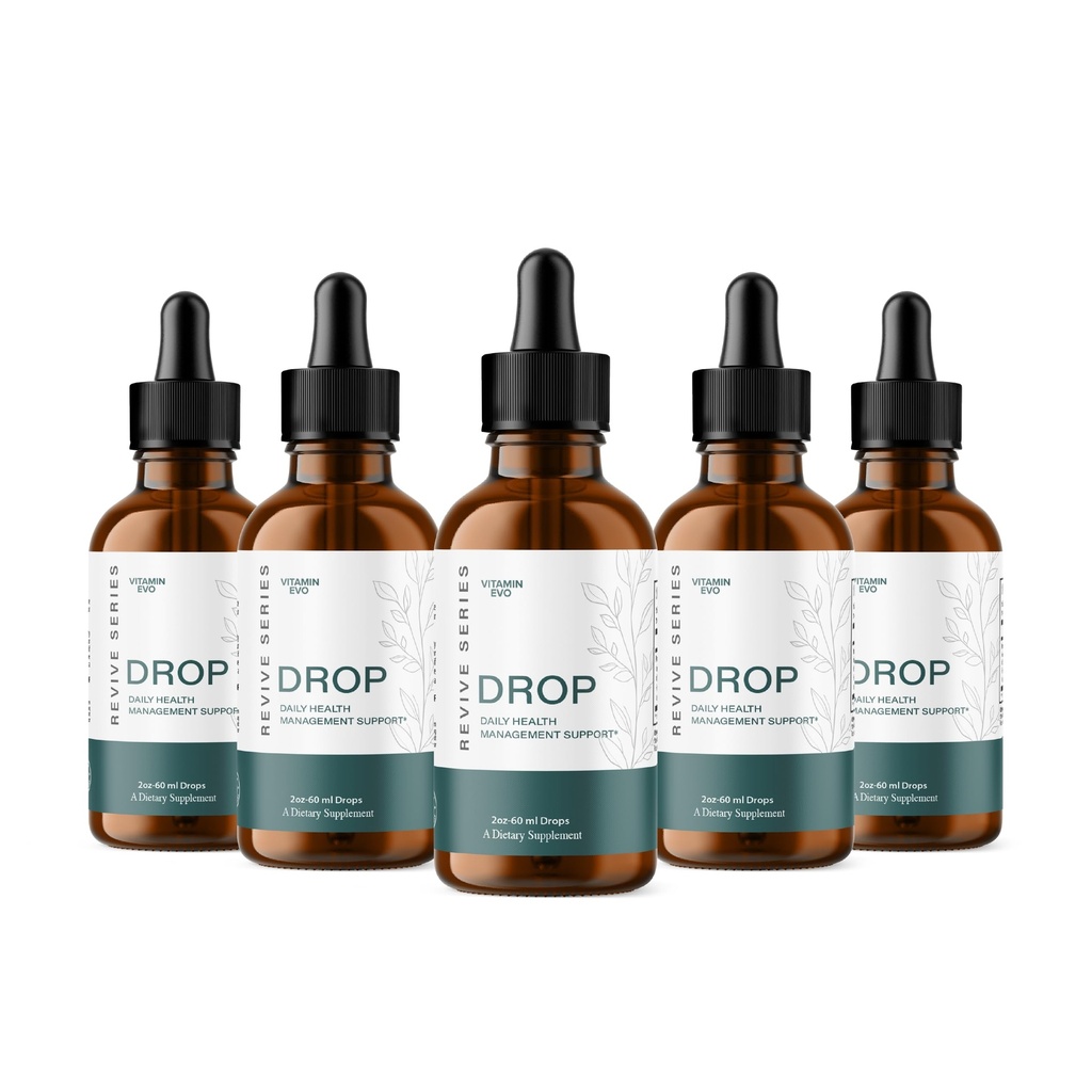 (5 Pack) Drop The Pounds, Official DropThePounds Liquid Supplement Drops Advanced Formula, Drop The Pounds All Natural Support Maximum Strength, Daily Formula Overall Health & Wellness (150 Servings)