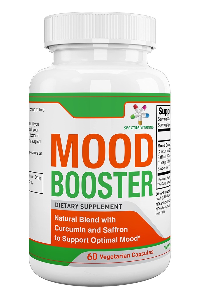 光谱维他命 - 茂德助推器 60 Caps - 茂德增强器 Capsules 支持优化Mood,压力缓解,焦点,面向男女
