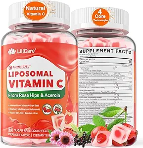 儿童9+,1 660mg Chewable Vitamin C w/11mg Zinc, D3, 长老会, Echinacea, Bioflavoid, 免疫支持 -- -- 来自水果的有机VIT C, 无糖