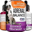 狗和猫的肾上腺平衡 -- -- 宠物的治疗、肾上腺支持w/Ashwagandha、Licorice根、Rhodiola Rosea -- -- 2oz草药滴