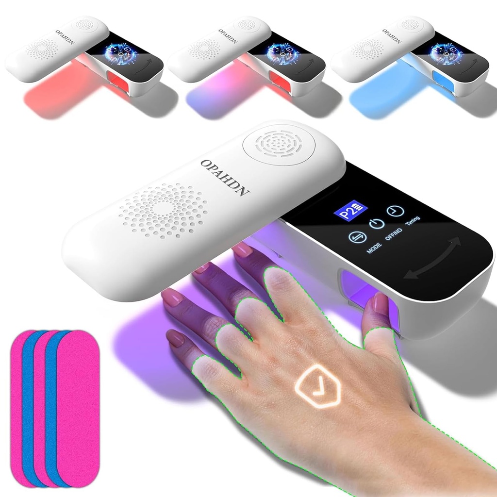 Nail Fungus Laser Treatment LED Device – Wireless Toenail Fungus Laser Device,At-Home Toenail & Fingernail Care for Thick Discolored Nails,7-Min Daily - White