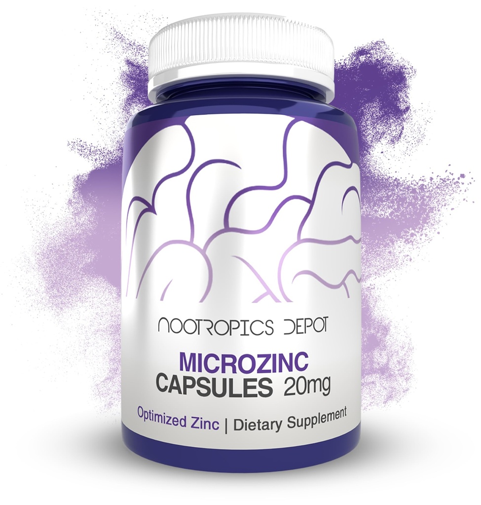 (原始内容存档于2016-09-29). Nootropics Depot MicroZinc Capsules 20mg 优化锌补充 QQ 90 Counter