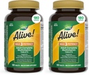 Nature's Way Alive! Max3 Potency Daily Multivitamin, Methylated B12 and Folate, Ultra Potency B-Vitamins to Support Energy Metabolism*, 180 Tablets, (Pack of 2)
