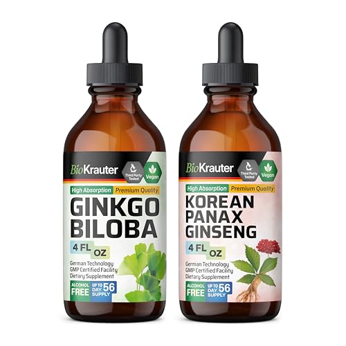 BIO KRAUTER Ginkgo Biloba Tincture 4 Fl. Oz. & Ginsen Tincture 4 Fl. Oz. (原始内容存档于2018-09-29).