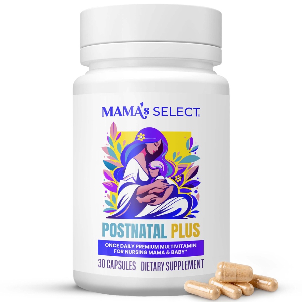 母亲选择的产后维生素 — boos hair recovery, Milk Supplement, & Wellness — Allergen-Free, Vegan, MTHFR 友好,甲基化的Folate & B 维生素, 易向吞咽, 无生物素 — 30 Capsules