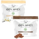 Muscle Feast 100% Grass Fed Whey Protein Bundle – Chocolate & Vanilla Blend, 5lb Each – All Natural, Hormone-Free, Whey Concentrate, Isolate & Hydrolyzed Mix