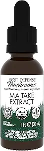 主机 Defense Maitake 提取器 - Immune & Cellular 健康支持 - 饮食草药补充剂 Maitake Mushroom & Mushroom Mycelium - 液体补充剂 - 1 fl oz(30名服务员)