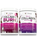 Vitauthority Multi Collagen Burn: Hydrolyzed Protein Peptides with Hyaluronic Acid Chocolate Flavored and Multi Collagen Peptides Powder for Women - Hydrolyzed Flavored Collagen Chocolate Flavored