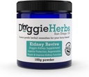 Certified Organic Kidney Revive - 100% Herbal Dog Kidney Health Healing Supplement for Acute and Chronic Ailments by Doggie Herbs