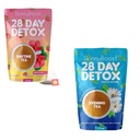 SkinnyBoost Detox Tea Kit | Hibiscus Berry Daytime & Evening Cleanse | Supports Digestion, Metabolism & Bloating Relief | Non-GMO, Vegan, All Natural
