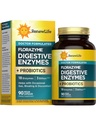 Renew Life Florazyme Digestive Enzymes with Probiotics | Doctor Formulated | Helps Occasional Gas, Bloating & Discomfort | Digestive & Immune Health | Dairy Free | 90 Vegan Capsules