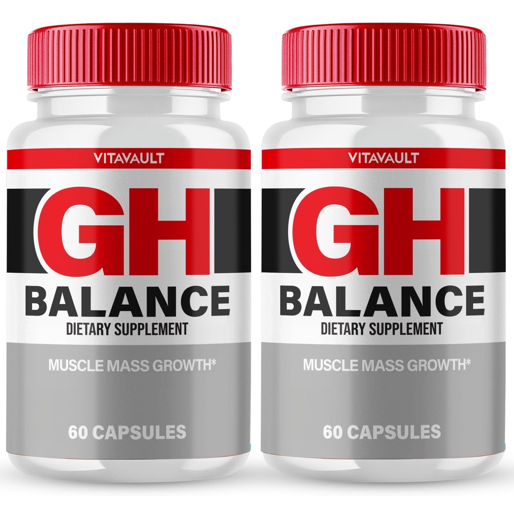 GH Balance Capsules, GH Balance Pills, GH Balance All Natural Pills, GH Balance - Maximum Strength, GH Balance Advanced Official Formula Capsules, GH Balance Pills Reviews (2 Pack)