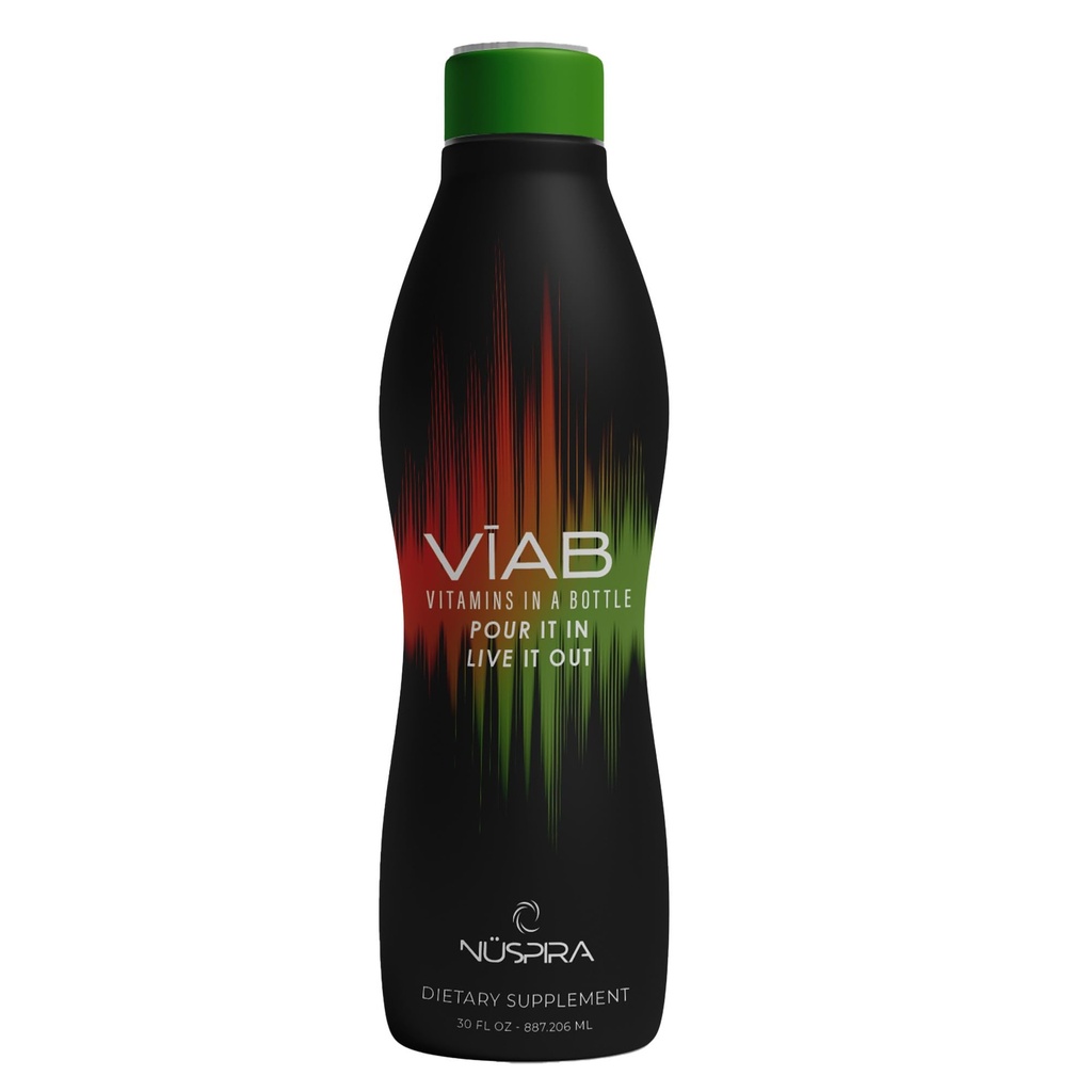 NüSpira - VĪAB Liquid Multi-Vitamin - Effortless Wellness for The Whole Family - Potent Blend of Vitamins & Minerals - Smooth Taste - 30oz