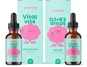JoySpring Vitamin D D D D Drops for Toddlers 支持成长和每日多维他明 Burdock Root & Elderberry for Kids Immune Booster 页面存档备份,存于互联网档案馆
