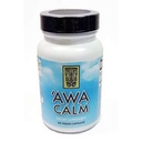 Awa Calm Capsules - 以卡瓦为主的草药补充剂,配有30%的卡瓦拉酮,Calamus根,激情花,柠檬浆和Hops(120个Capsules)