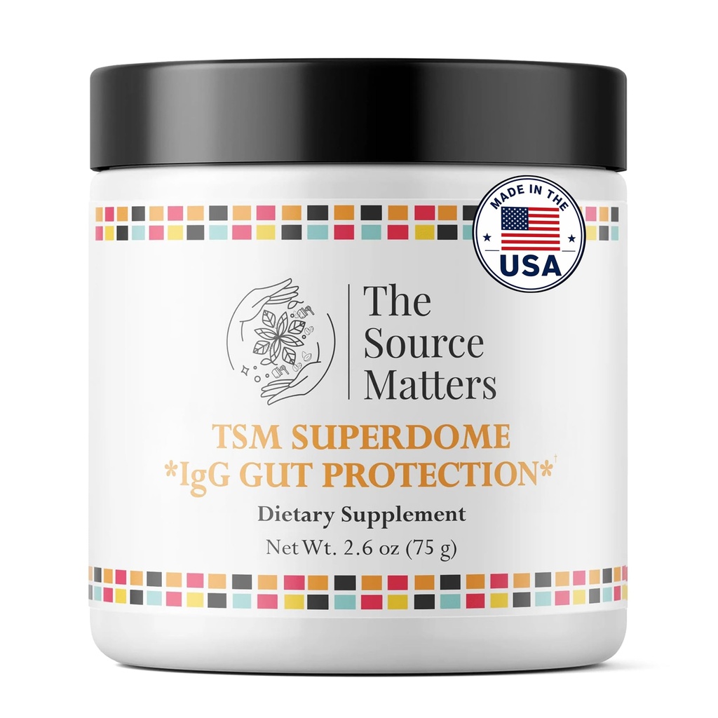 Superdome IgG Gut Protection Dietary Supplement | Serum-Derived Immunoglobulin Powder to Support Gastrointestinal Wellness, Microbial Balance, and Immune Function (2.6 oz)
