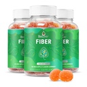 BeLive Fiber Gummies - Prebiotic Fiber Supplement with Chicory Root & Inulin for Digestive Support & Overall Gut Health I Vegan, Sugar Free Gummies for Adults & Children - Apple Flavor | 3-Pack