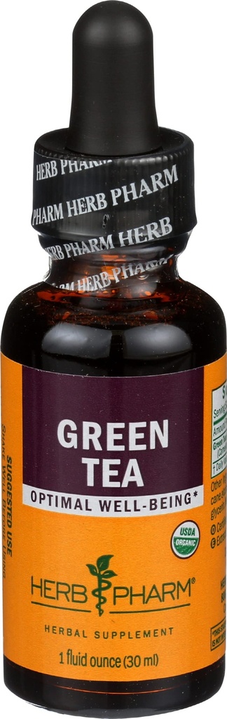 草药认证有机绿色茶液提取 - 1 Ounce