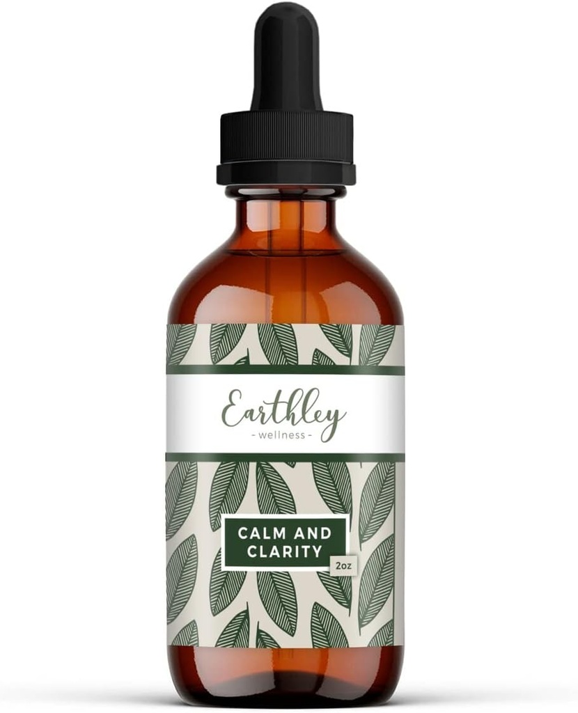 Earthley Wellness, calm and Clarity (2oz) (美国英语).